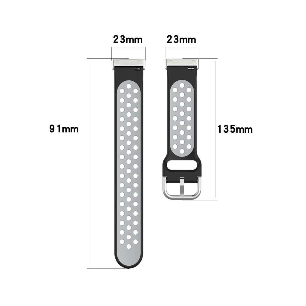 Fitbit Versa 3, Versa 4, Sense 1 ja Sense 2 -kellojen silikoniranneke 