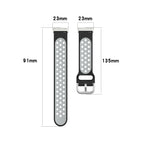 Fitbit Versa 3, Versa 4, Sense 1 ja Sense 2 -kellojen silikoniranneke 