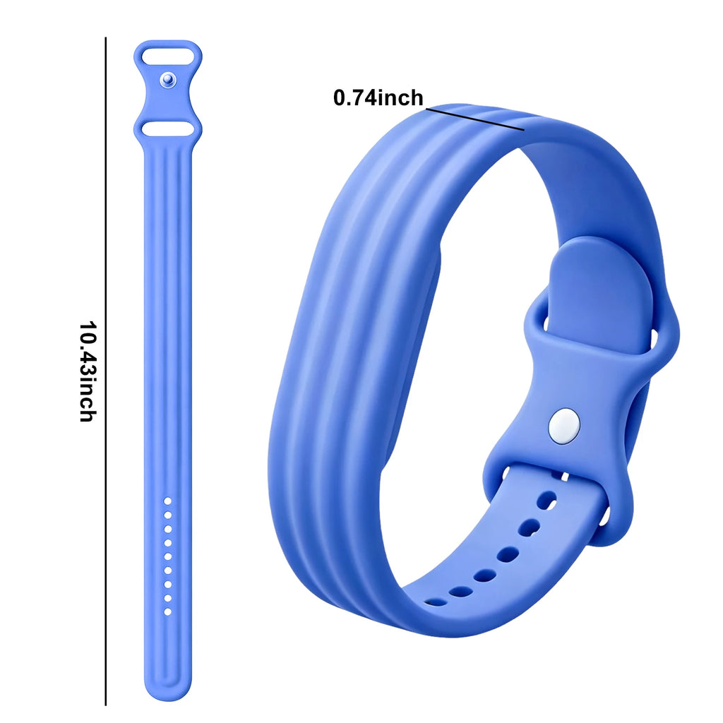 Silikoniranneke Google Fitbit Air -kellolle, sininen