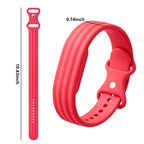 Silikoniranneke Google Fitbit Air -kellolle, fuksia