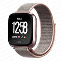 Fitbit Versa 3 Versa 4 Sense 2 vaaleanpunainen kangasranneke