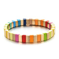Naisten sateenkaarirannekoru