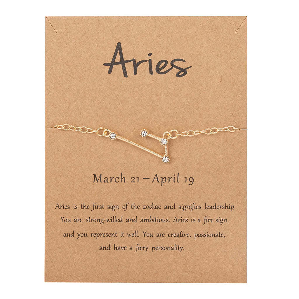 Rannekoru naisille horoskooppimerkki 12 tähdistöä oinas