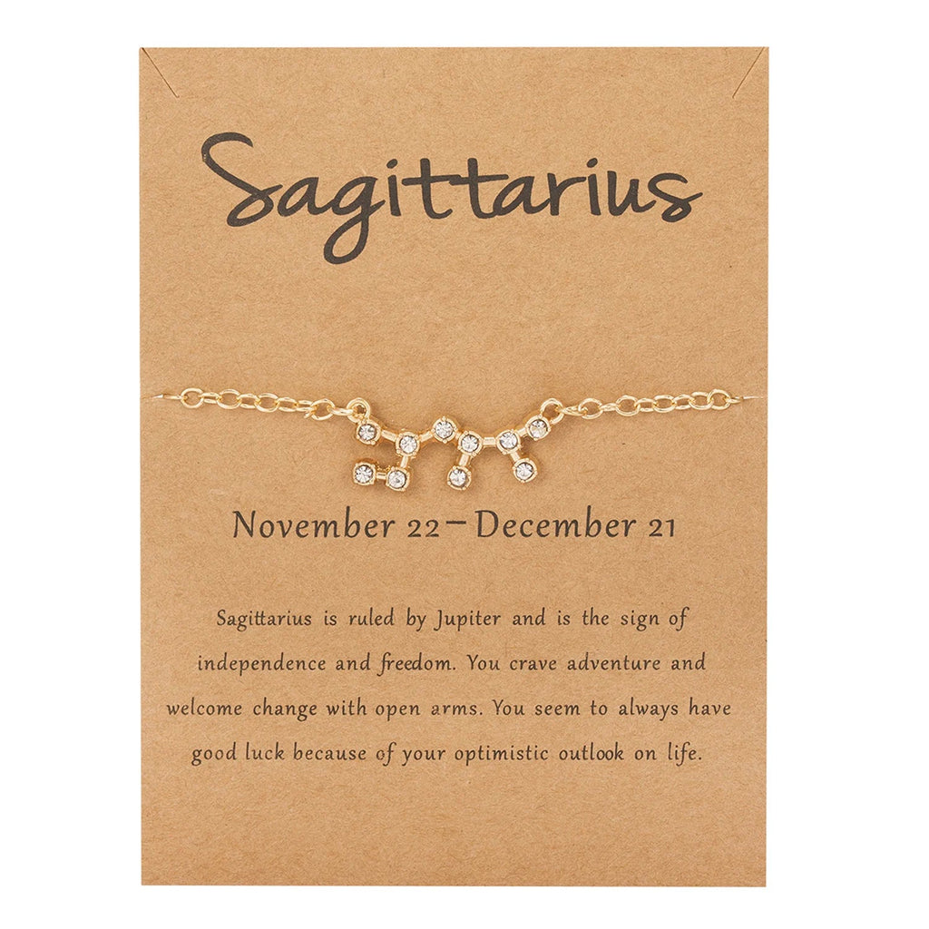 Rannekoru naisille horoskooppimerkki 12 tähdistöä jousimies
