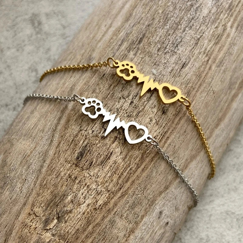 Rannekoru Gourmette Sydän Tassu