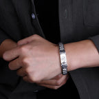 Tiibetin buddhalainen miesten rannerengas 