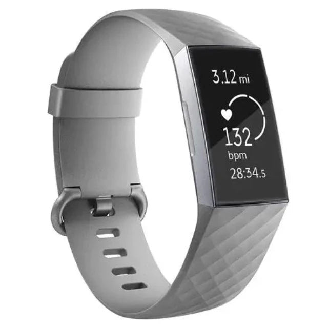 Ranneke Fitbit Charge 3 & Charge 4 -älykellolle harmaa
