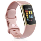 Ruusukultainen ranneke Fitbit Charge 5 -älykelloon