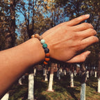 Avaruusjärjestelmän helmikorusetti 7 chakralle