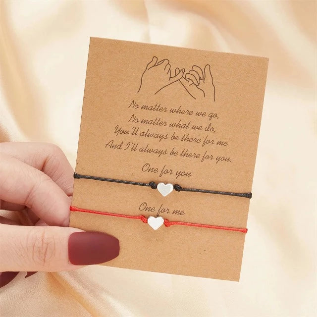 Rakkausparin rannekoru (2 kappaleen setti)