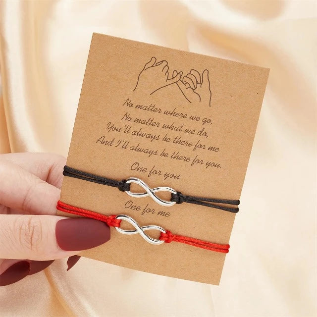 Rakkausparin rannekoru (2 kappaleen setti)