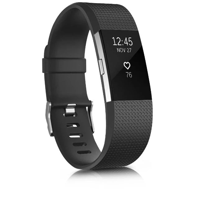 Ranneke Fitbit Charge 2:lle musta