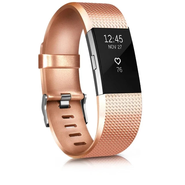 Ranneke Fitbit Charge 2:lle ruusukulta