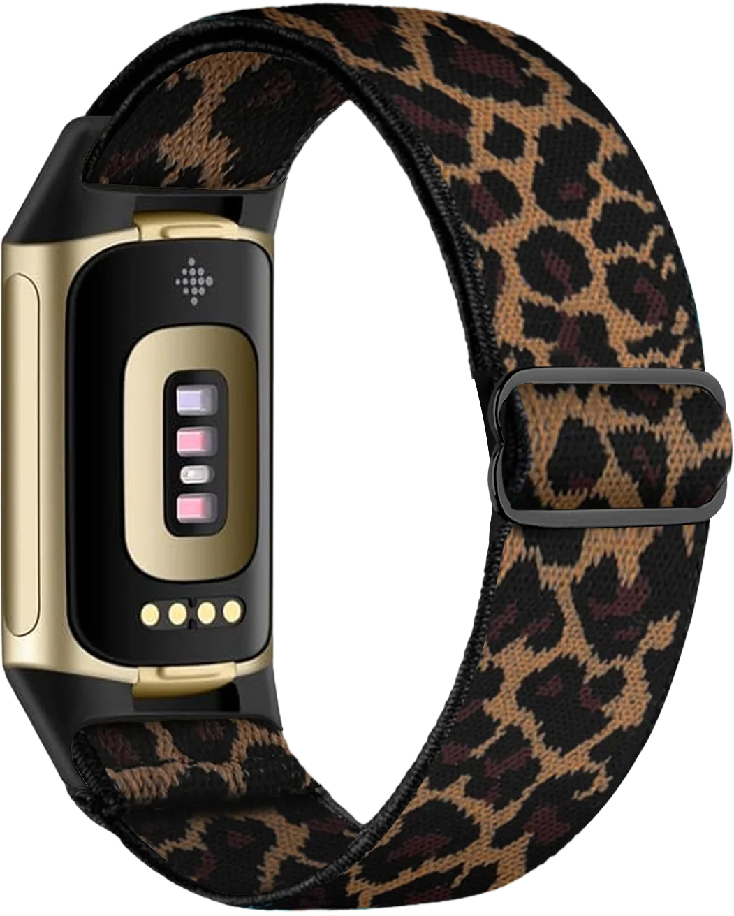 Ranneke Fitbit Charge 5-, Charge 6 -kelloon leopardikuvioinen