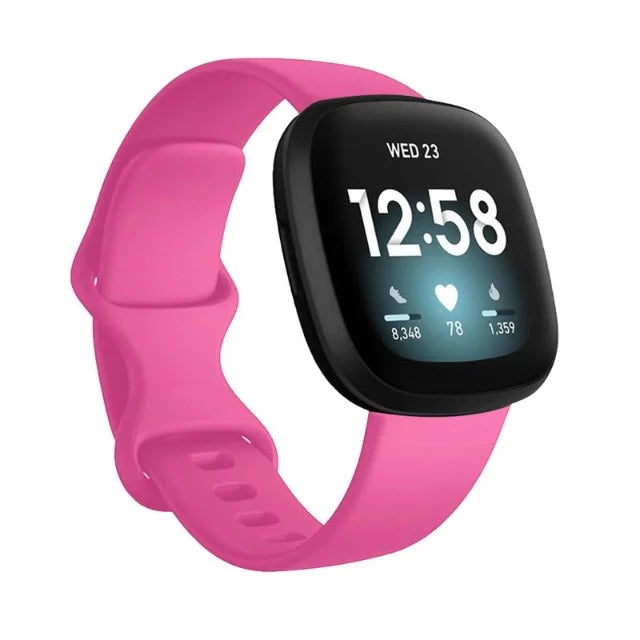 Ranneke Fitbit Versa 3 -kellolle, punainen