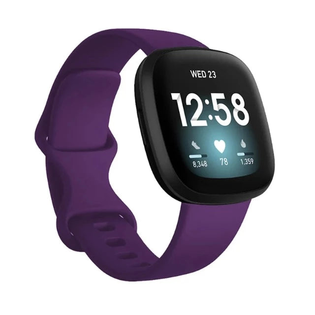 Ranneke Fitbit Versa 3 -kellolle, violetti