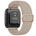 Super joustava ranneke Fitbit Versa 1 Versa 2 Versa Lite -kelloon maitokahvi