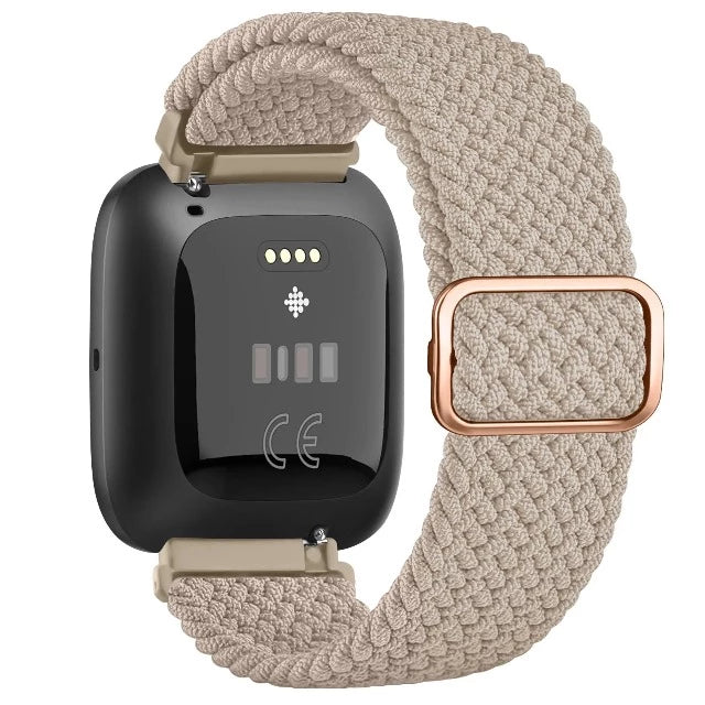Super joustava ranneke Fitbit Versa 1 Versa 2 Versa Lite -kellolle maitokahvin värinen