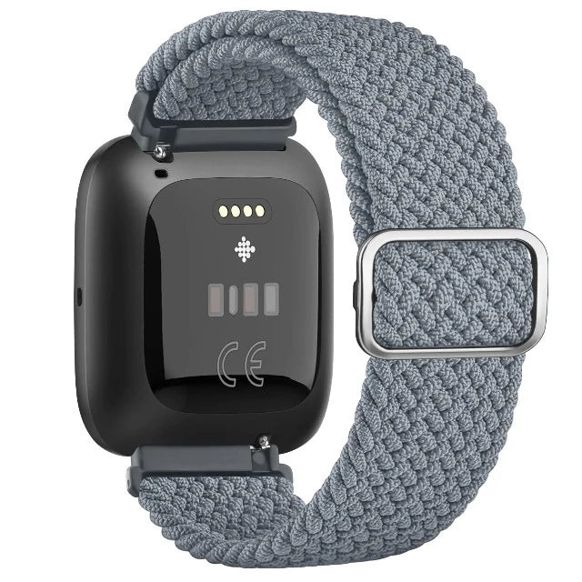 Super joustava ranneke Fitbit Versa 1 Versa 2 Versa Lite -kellolle harmaa