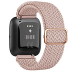 Super joustava ranneke Fitbit Versa 1 Versa 2 Versa Lite -kellolle vaaleanpunainen