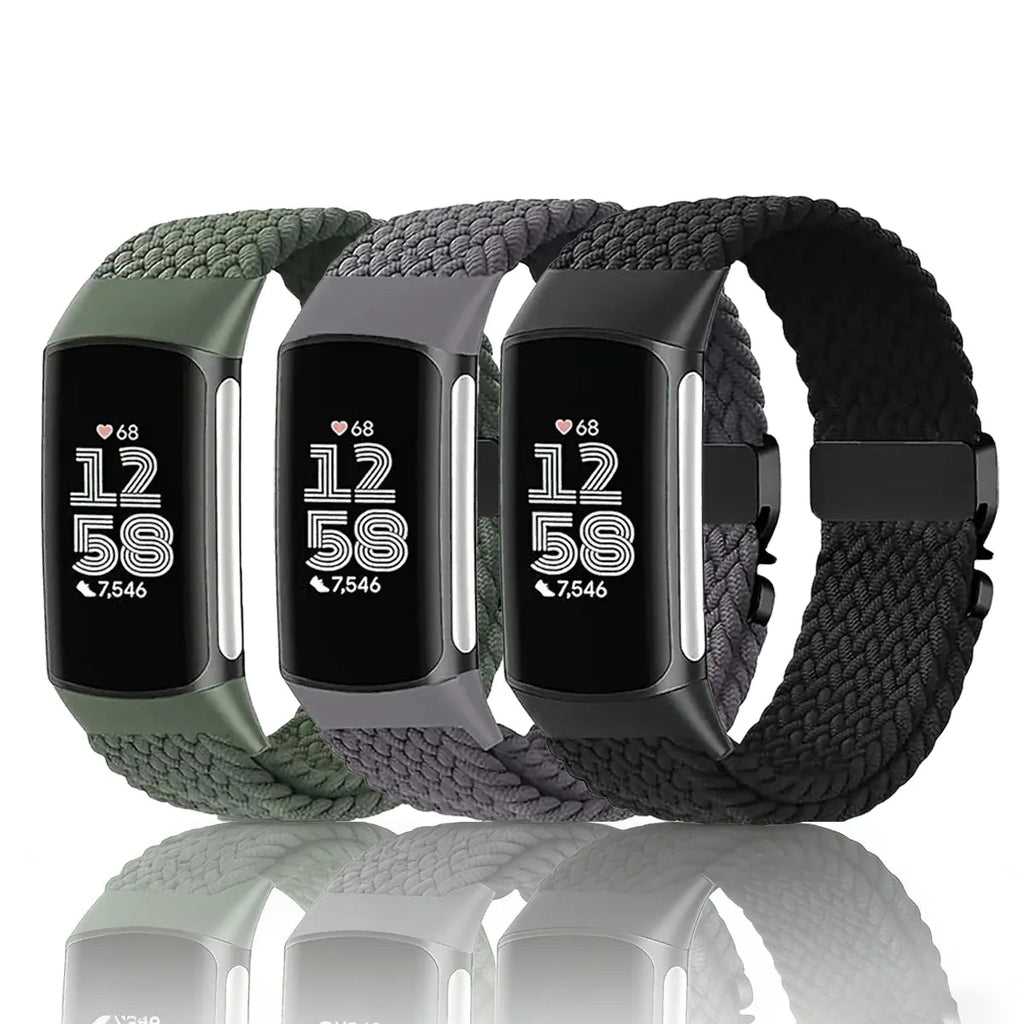 Punottu ranneke Fitbit Charge 5, Charge 6 -kelloon