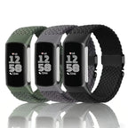 Punottu ranneke Fitbit Charge 5, Charge 6 -kelloon