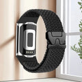 Punottu ranneke Fitbit Charge 5, Charge 6 -kelloon musta