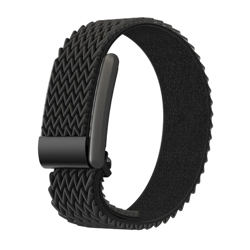 Nylonranneke Google Fitbit Air -kellolle, musta