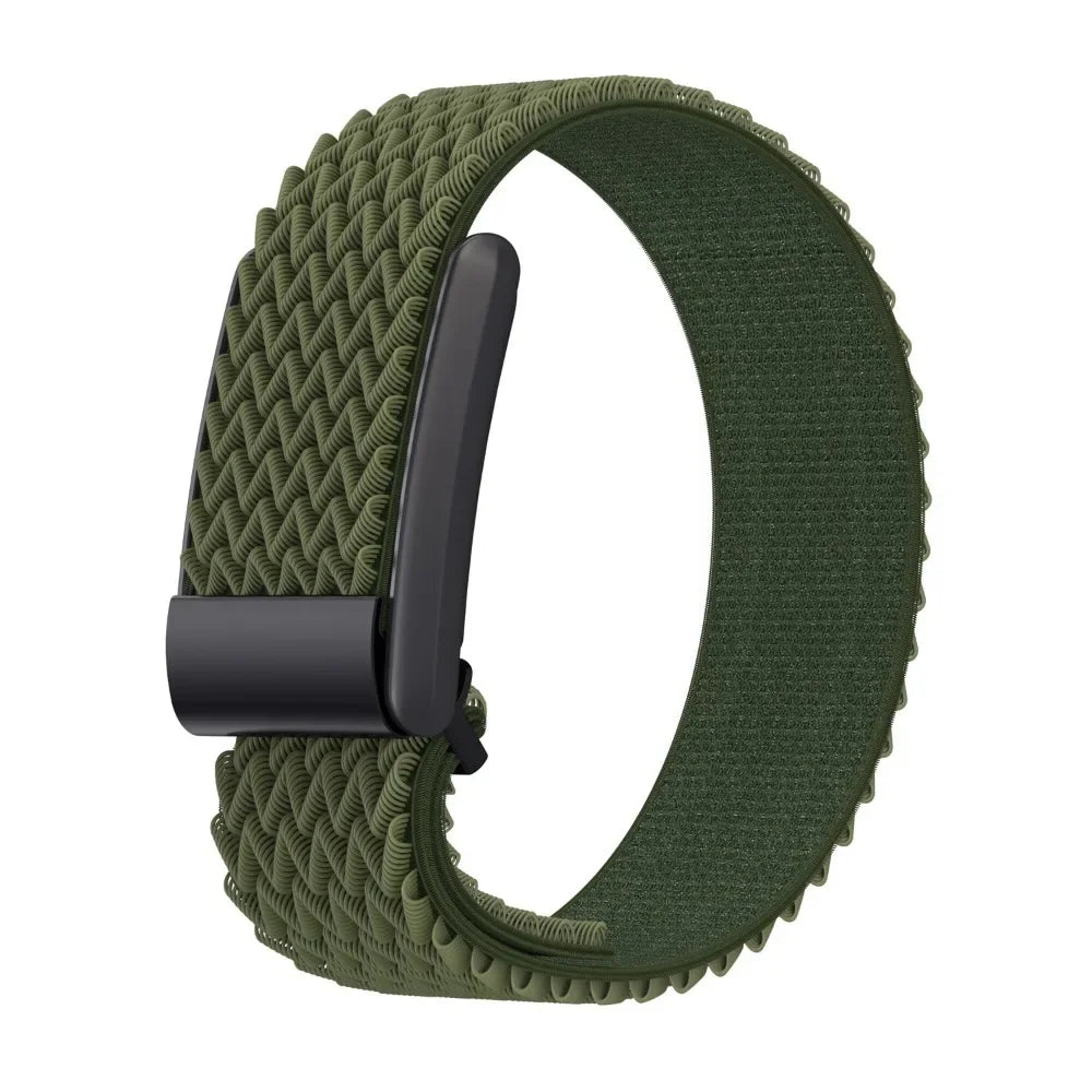 Nylonranneke Google Fitbit Air -kellolle, vihreä