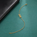 Kolmoiskuukausi noituus Wiccan rannekoru kulta