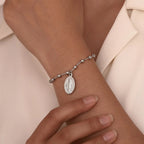 Neitsyt Marian kristillinen rannerengas hopea