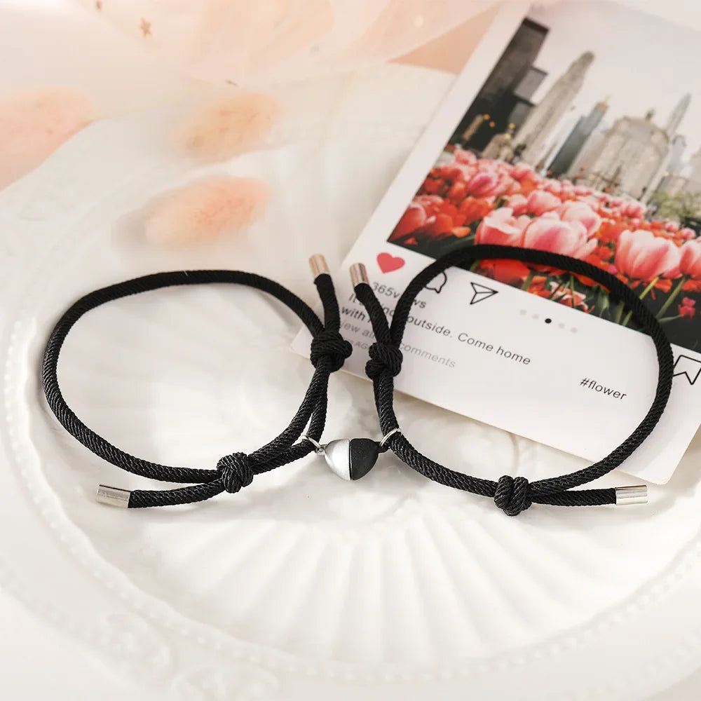 Rannekorut Gourmette Sydän Magneetti Ystäväpariskunnille 7