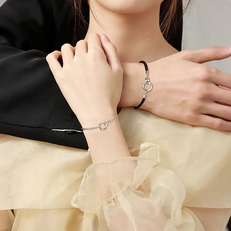 Rakkausrannekkeet Pari Ranneketjut Renkaat