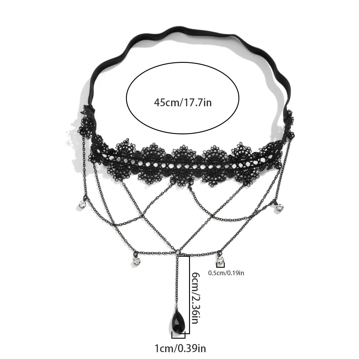 Mustat reisiketjut - Reisikorut vartalolle naisille