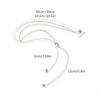 Selkäketju Kaulakoru Selän Koriste Naisille Helmet