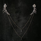 Häiden Selkäketju Kaulakoru Selän Koriste Naisille hopea