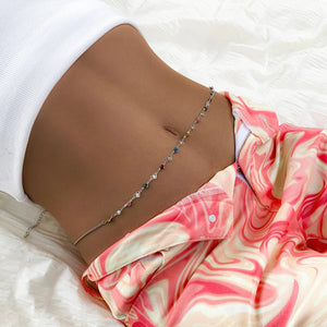 Lantio- ja vatsakoriste - Naisten vyökoru hopea