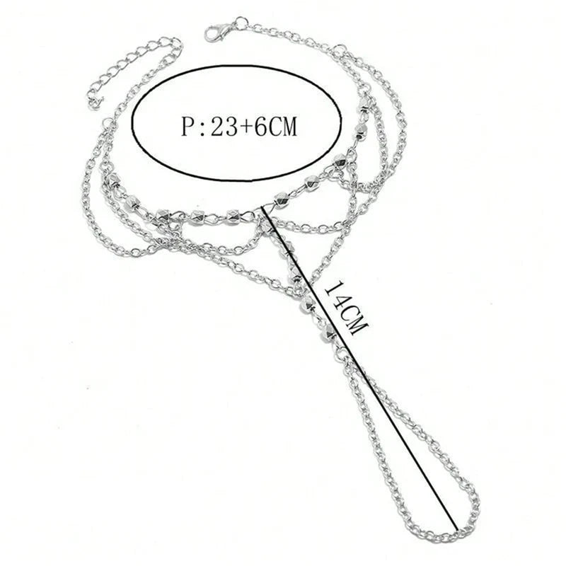 Hopeinen Nilkkaketju - Naisten Nilkkakoru