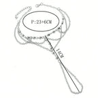 Koristetulla nilkkaketjulla - Naisten nilkkakoru