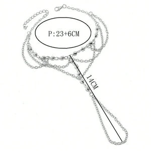 Koristetulla nilkkaketjulla - Naisten nilkkakoru