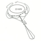 Valkoiset Helmiäiset Nilkkaketju - Naisten Nilkkakoru