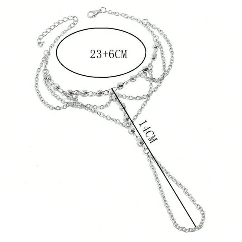 Valkoiset Helmiäiset Nilkkaketju - Naisten Nilkkakoru