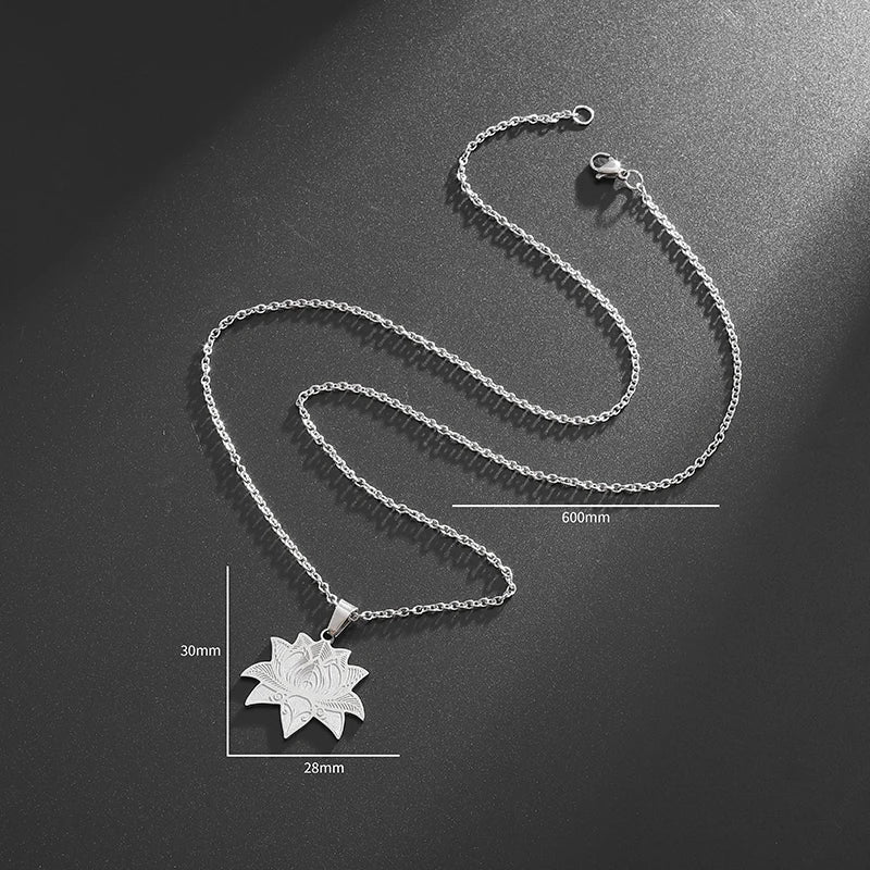 Ketju & Lootuskukan riipus