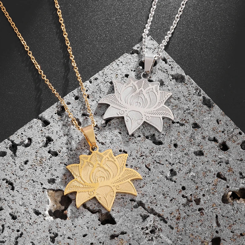 Ketju & Lootuskukan riipus