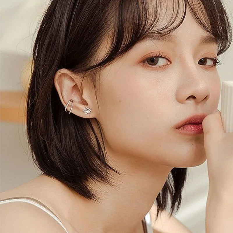 Naisten korvakorut lootuskukkakorvakorut