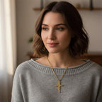 Elämäntarinan kaulakoru Ristiriipus 