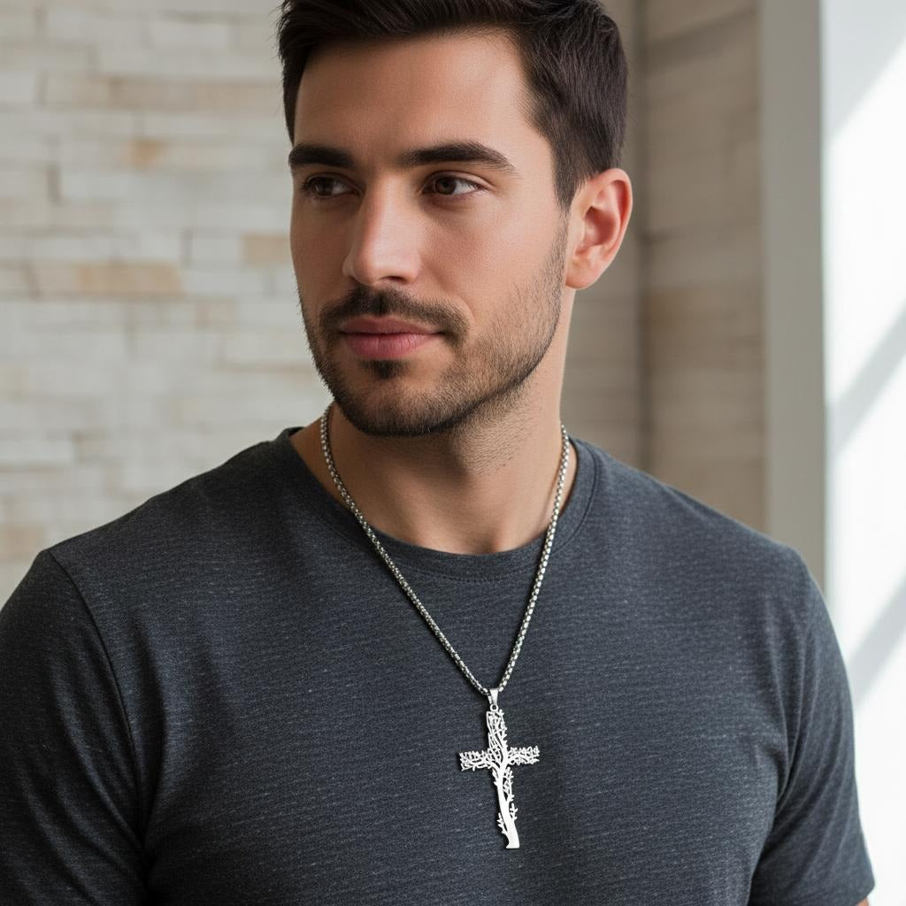 Elämäntarinan kaulakoru Ristiriipus 