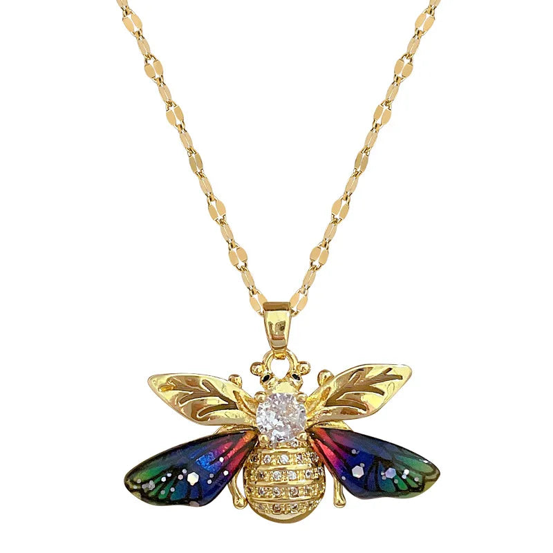 Kaulakoru mehiläisriipuksella