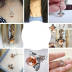 Kaulakoru mehiläisriipuksella naisille