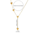 Kaulakoru sydänriipuksella naisille